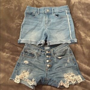 Old Navy Light Blue Kids Denim Shorts